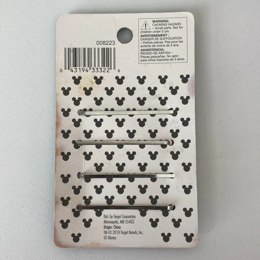 Disney Mickey Mouse Bobby Pins - Picture 2 of 3